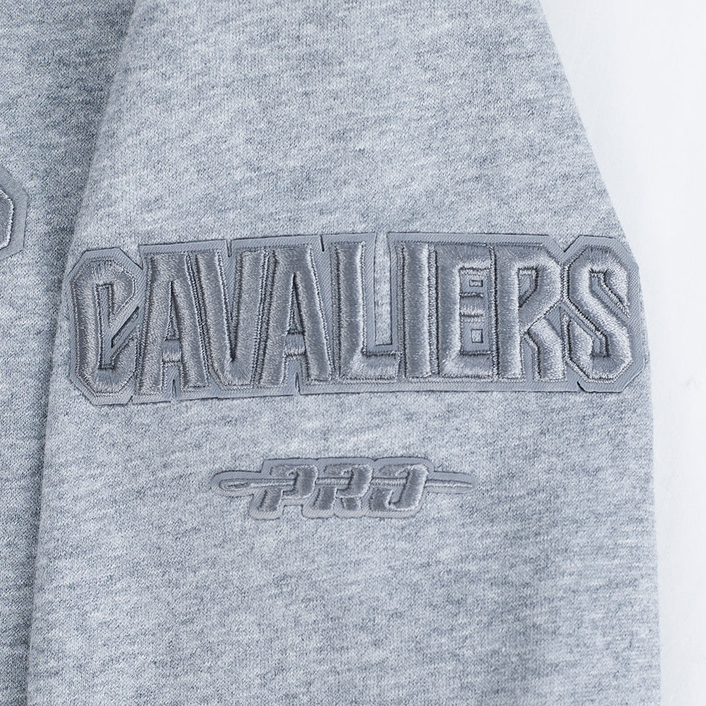 NBA CLEVELAND CAVALIERS NEUTRAL CHANDAIL À COL ROND EN MOLLETON POUR GARÇON JUNIOR (GRIS CHINÉ FONCÉ)