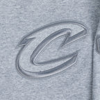 NBA CLEVELAND CAVALIERS NEUTRAL CHANDAIL À COL ROND EN MOLLETON POUR GARÇON JUNIOR (GRIS CHINÉ FONCÉ)