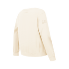 NBA CLEVELAND CAVALIERS NEUTRAL BIG BOY'S FLC CREWNECK (EGGSHELL)