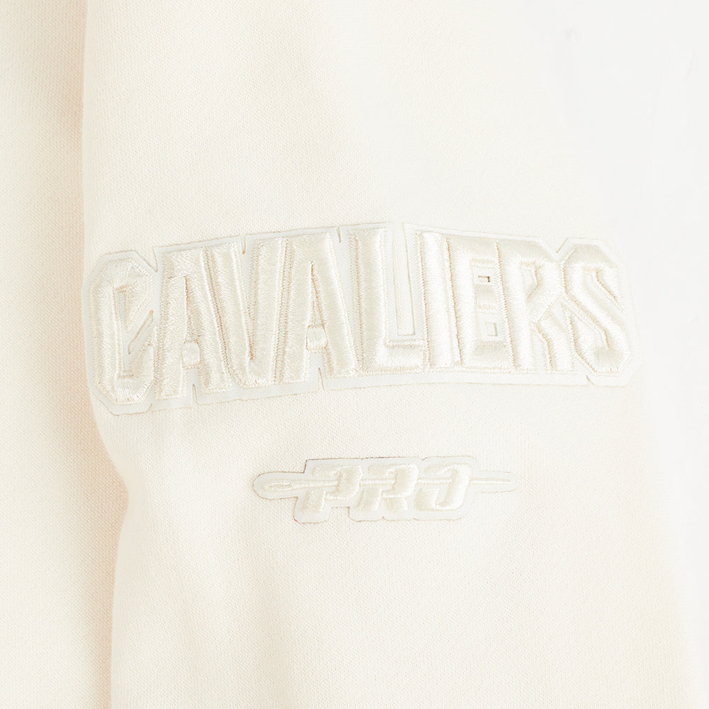 NBA CLEVELAND CAVALIERS NEUTRAL BIG BOY'S FLC CREWNECK (EGGSHELL)