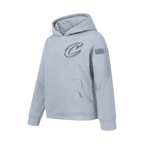 NBA CLEVELAND CAVALIERS NEUTRAL CHANDAIL À CAPUCHON EN MOLLETON POUR GARÇON JUNIOR (GRIS CHINÉ FONCÉ)