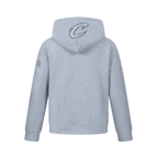 NBA CLEVELAND CAVALIERS NEUTRAL CHANDAIL À CAPUCHON EN MOLLETON POUR GARÇON JUNIOR (GRIS CHINÉ FONCÉ)