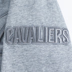NBA CLEVELAND CAVALIERS NEUTRAL CHANDAIL À CAPUCHON EN MOLLETON POUR GARÇON JUNIOR (GRIS CHINÉ FONCÉ)