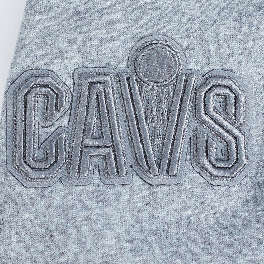 NBA CLEVELAND CAVALIERS NEUTRAL CHANDAIL À CAPUCHON EN MOLLETON POUR GARÇON JUNIOR (GRIS CHINÉ FONCÉ)