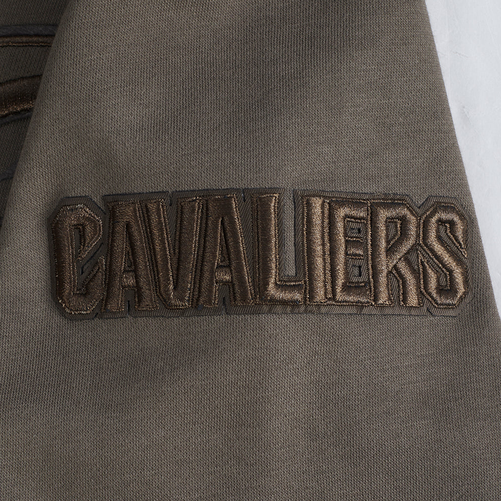NBA CLEVELAND CAVALIERS NEUTRAL CHANDAIL À CAPUCHON EN MOLLETON POUR GARÇON JUNIOR (TAUPE FONCÉ)