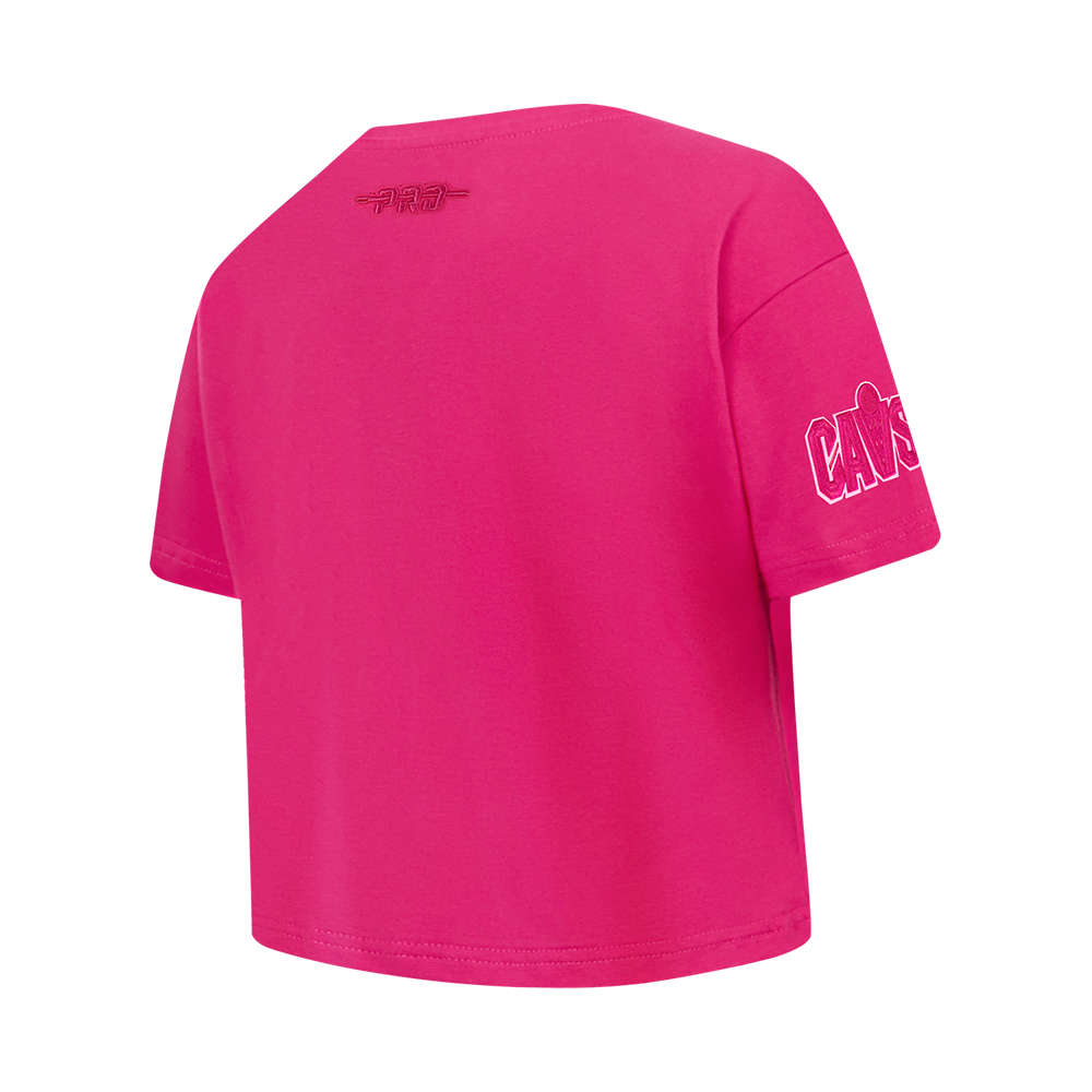 NBA CLEVELAND CAVALIERS TRIPLE PINK BIG GIRL'S SS BOXY TEE (BEETROOT PURPLE)