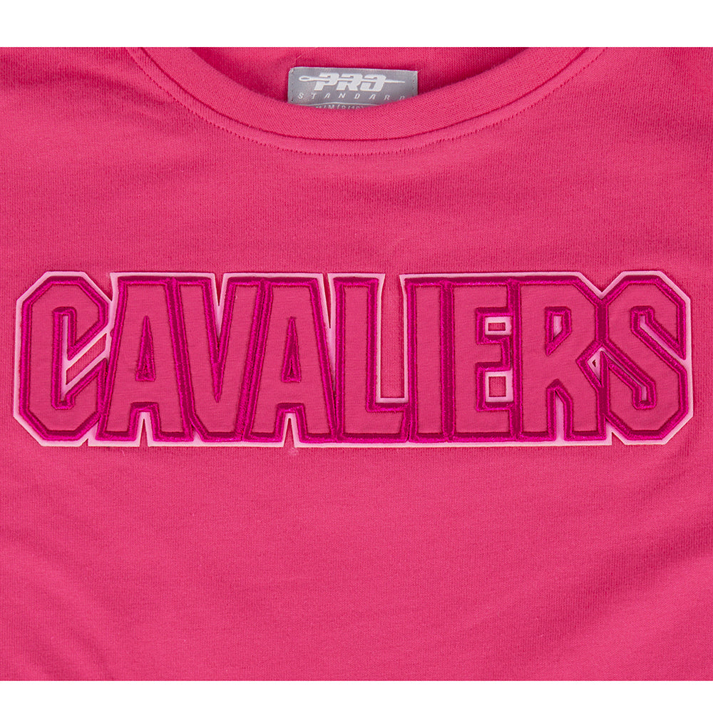 NBA CLEVELAND CAVALIERS TRIPLE PINK BIG GIRL'S SS BOXY TEE (BEETROOT PURPLE)