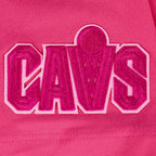 NBA CLEVELAND CAVALIERS TRIPLE PINK BIG GIRL'S SS BOXY TEE (BEETROOT PURPLE)