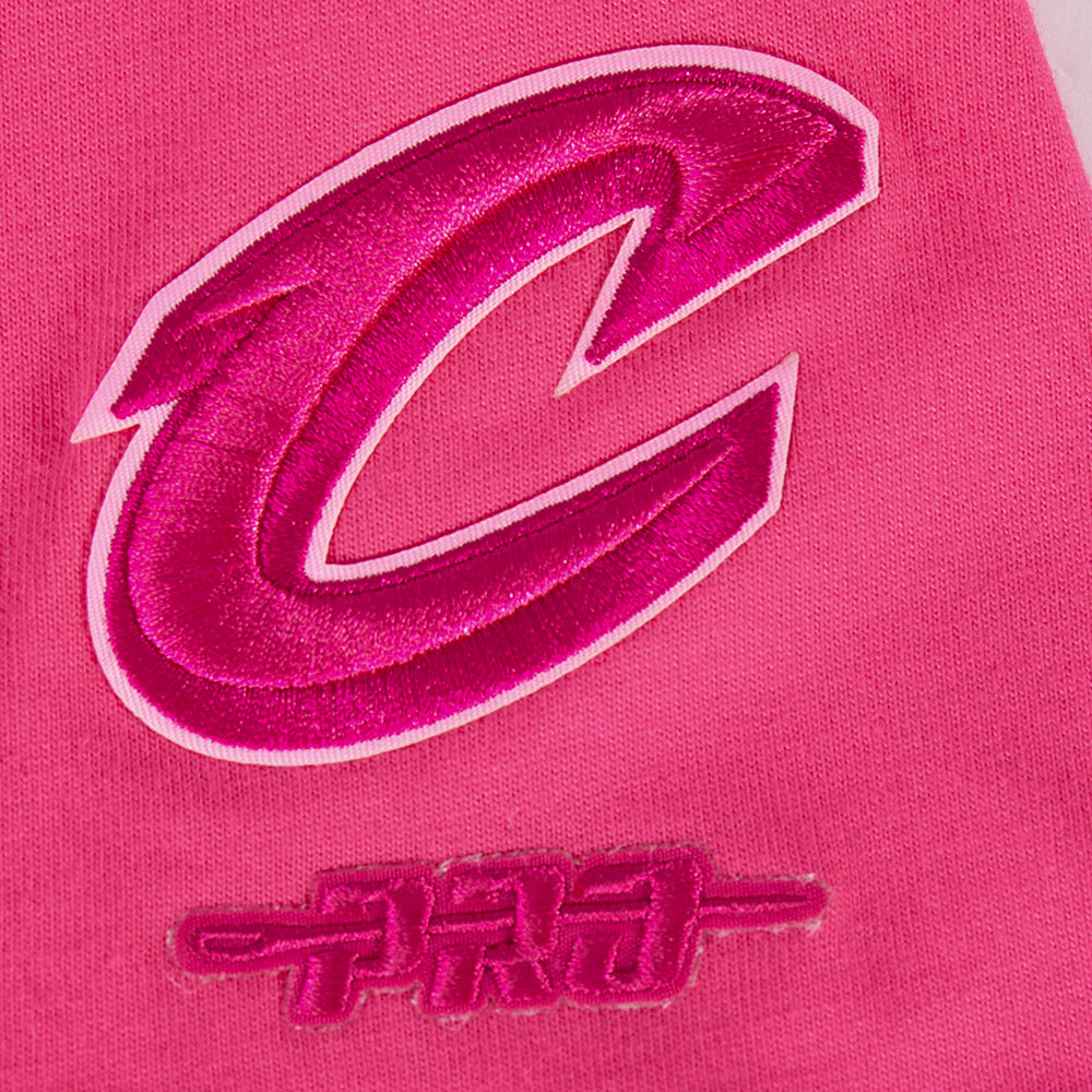 NBA CLEVELAND CAVALIERS TRIPLE PINK BIG GIRL'S SS BOXY TEE (BEETROOT PURPLE)