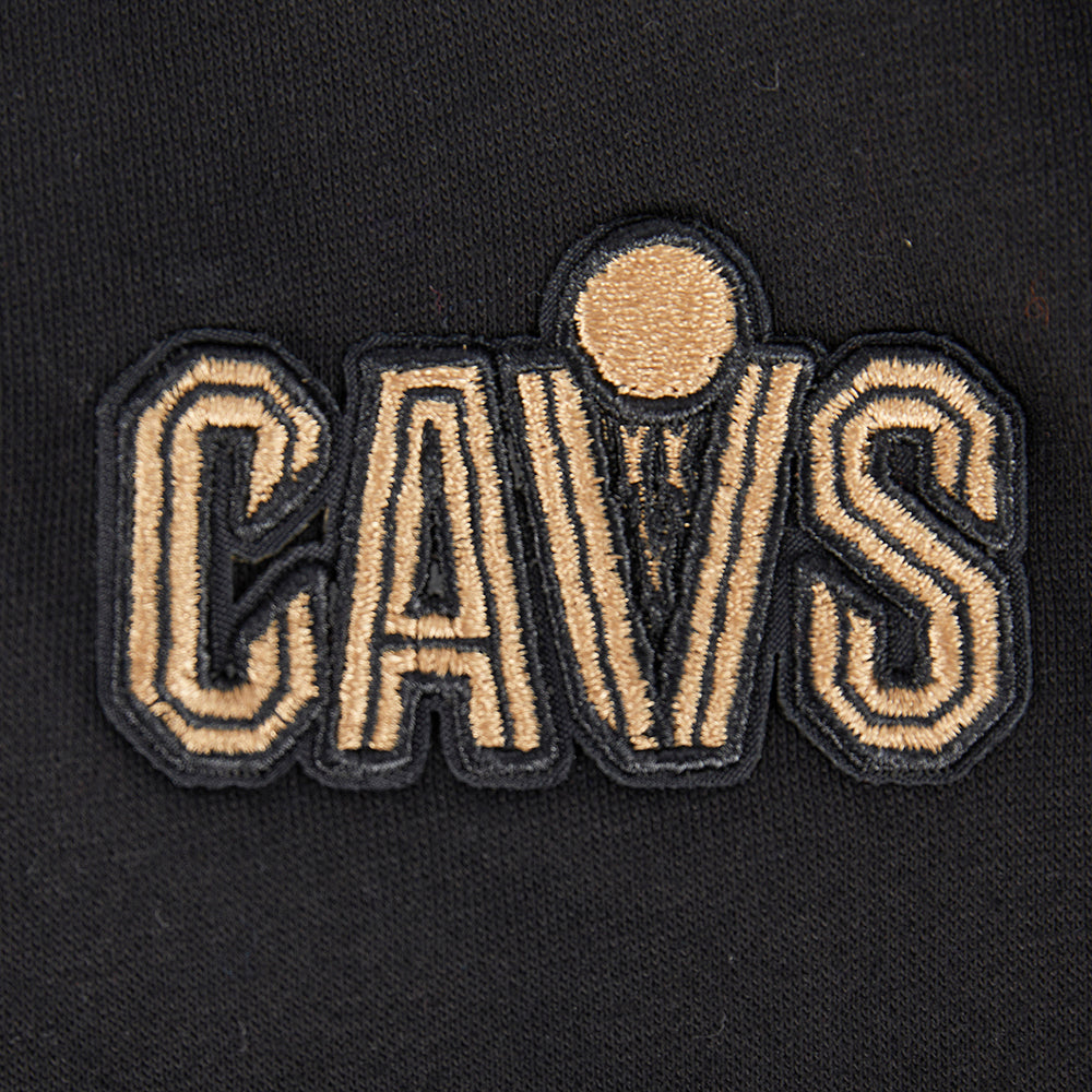 NBA CLEVELAND CAVALIERS CLASSIC CHANDAIL À CAPUCHON EN MOLLETON À GLISSIÈRE POUR FILLE JUNIOR (NOIR)