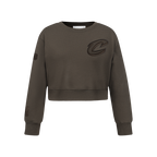 NBA CLEVELAND CAVALIERS NEUTRAL CHANDAIL À COL ROND EN MOLLETON POUR FILLE JUNIOR (TAUPE FONCÉ)