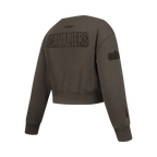 NBA CLEVELAND CAVALIERS NEUTRAL CHANDAIL À COL ROND EN MOLLETON POUR FILLE JUNIOR (TAUPE FONCÉ)