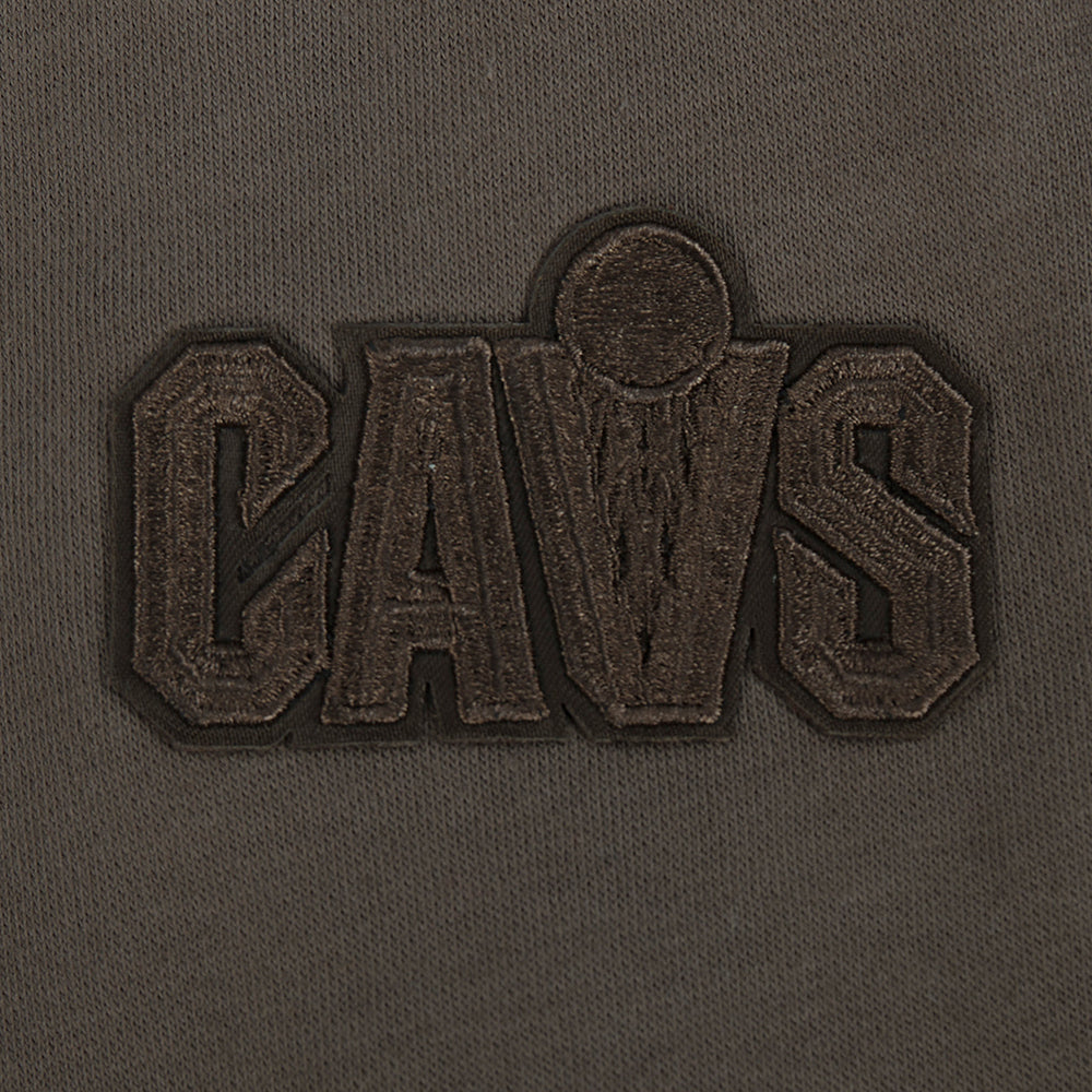 NBA CLEVELAND CAVALIERS NEUTRAL CHANDAIL À COL ROND EN MOLLETON POUR FILLE JUNIOR (TAUPE FONCÉ)
