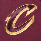 NBA CLEVELAND CAVALIERS RETRO CLASSIC BIG GIRL'S RIB FLC CREWNECK (WINE)