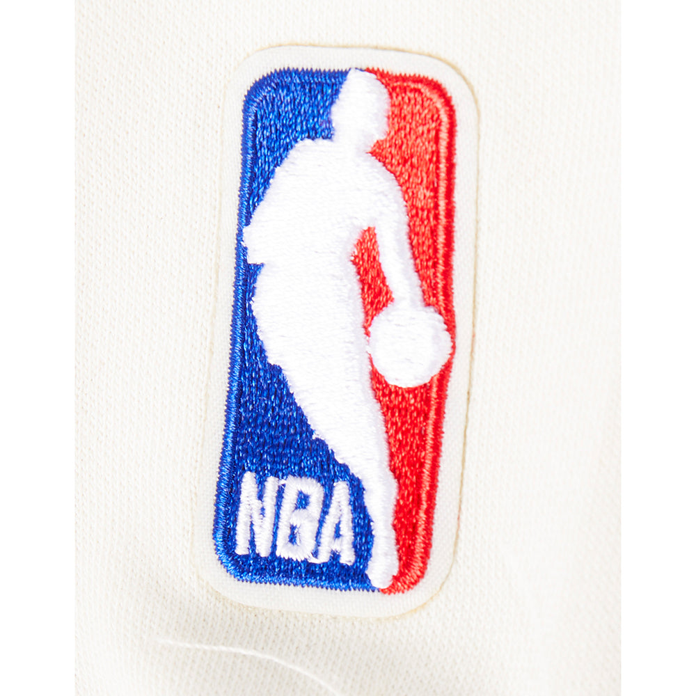 NBA CLEVELAND CAVALIERS RETRO CLASSIC CHANDAIL À CAPUCHON EN MOLLETON CÔTELÉ POUR FILLE JUNIOR (COQUILLE D'ŒUF/NOIR)