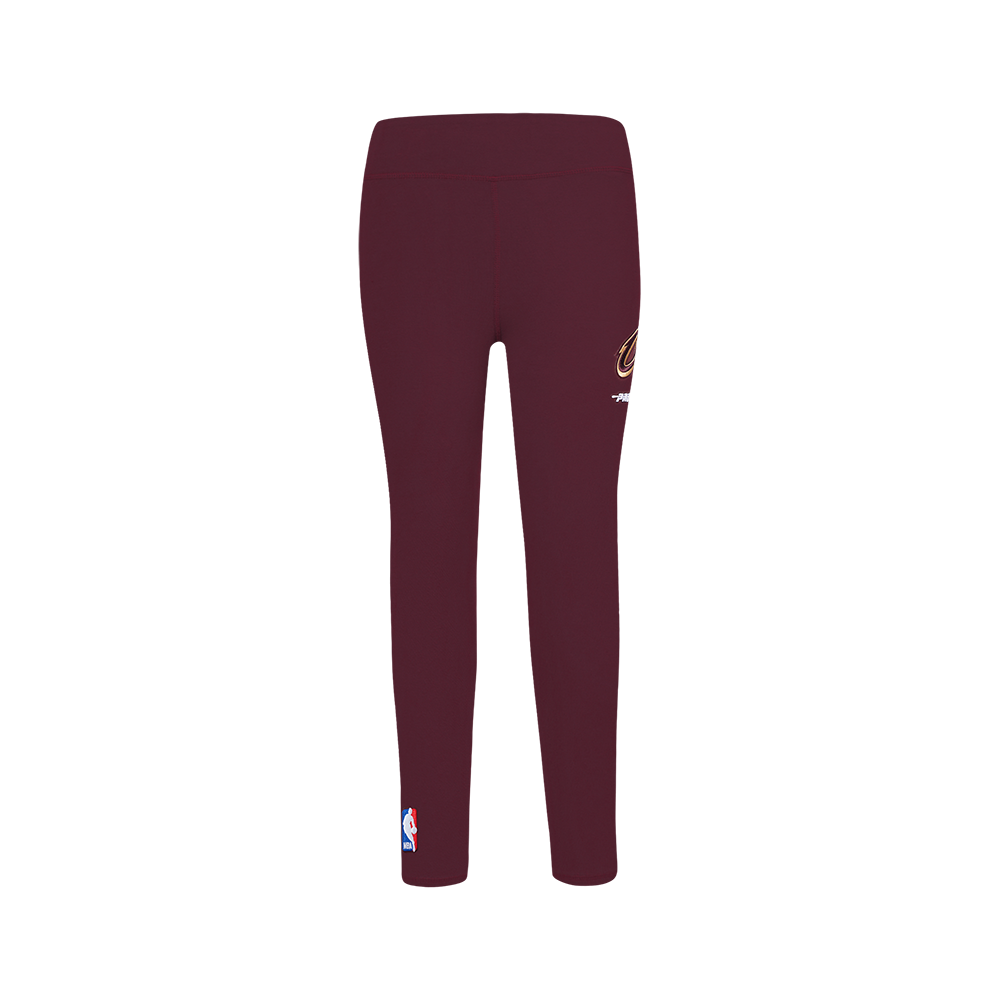 NBA CLEVELAND CAVALIERS RETRO CLASSIC BIG GIRL'S LEGGING (WINE)