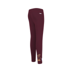 NBA CLEVELAND CAVALIERS RETRO CLASSIC BIG GIRL'S LEGGING (WINE)