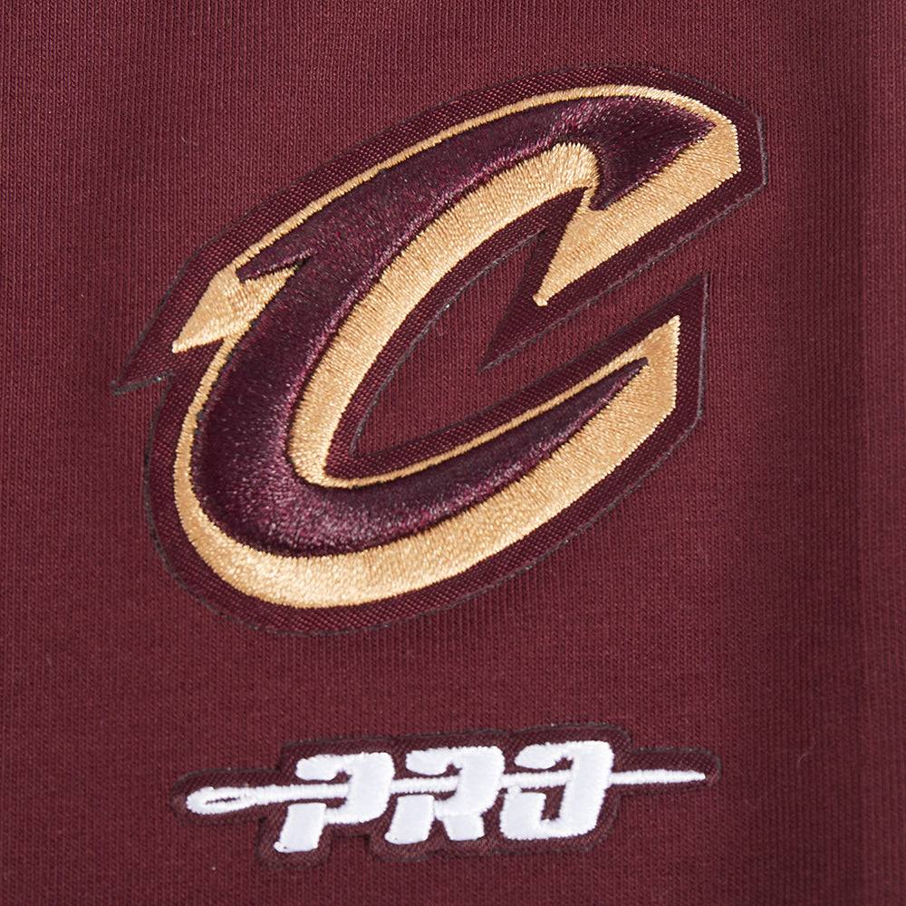 NBA CLEVELAND CAVALIERS RETRO CLASSIC BIG GIRL'S LEGGING (WINE)