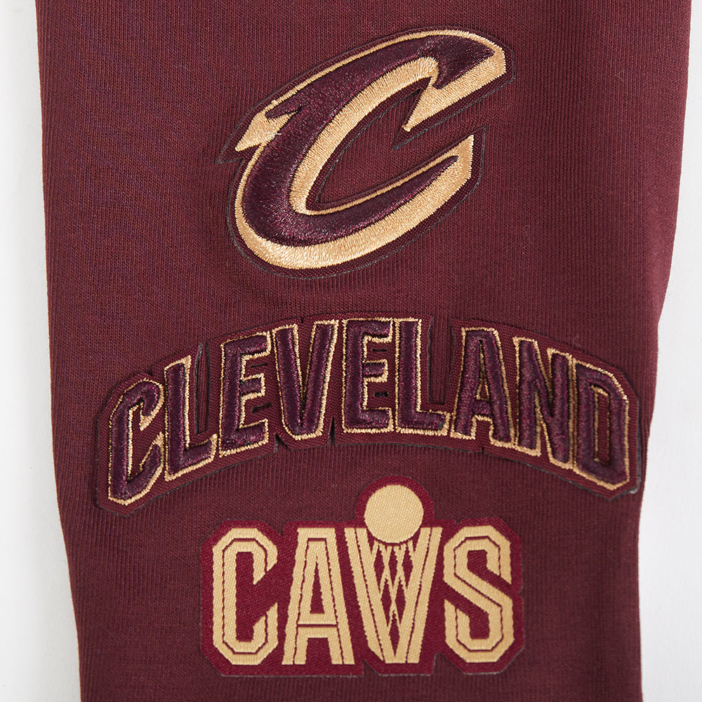 NBA CLEVELAND CAVALIERS RETRO CLASSIC BIG GIRL'S LEGGING (WINE)
