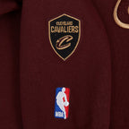 NBA CLEVELAND CAVALIERS CLASSIC WOMEN'S FLEECE PULLOVER HOODIE (WINE)