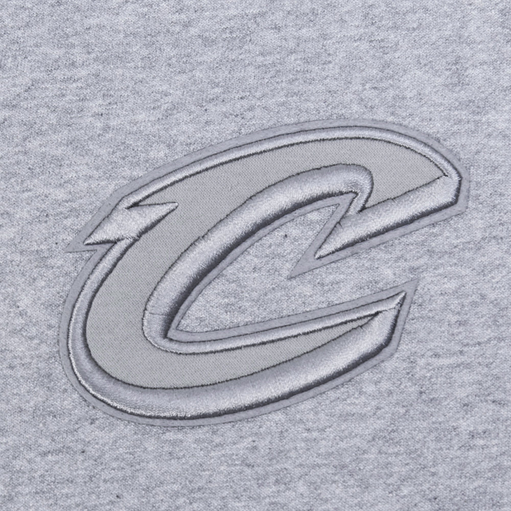 NBA CLEVELAND CAVALIERS NEUTRAL WOMEN'S FLC CREWNECK (DARK HEATHER GRAY)