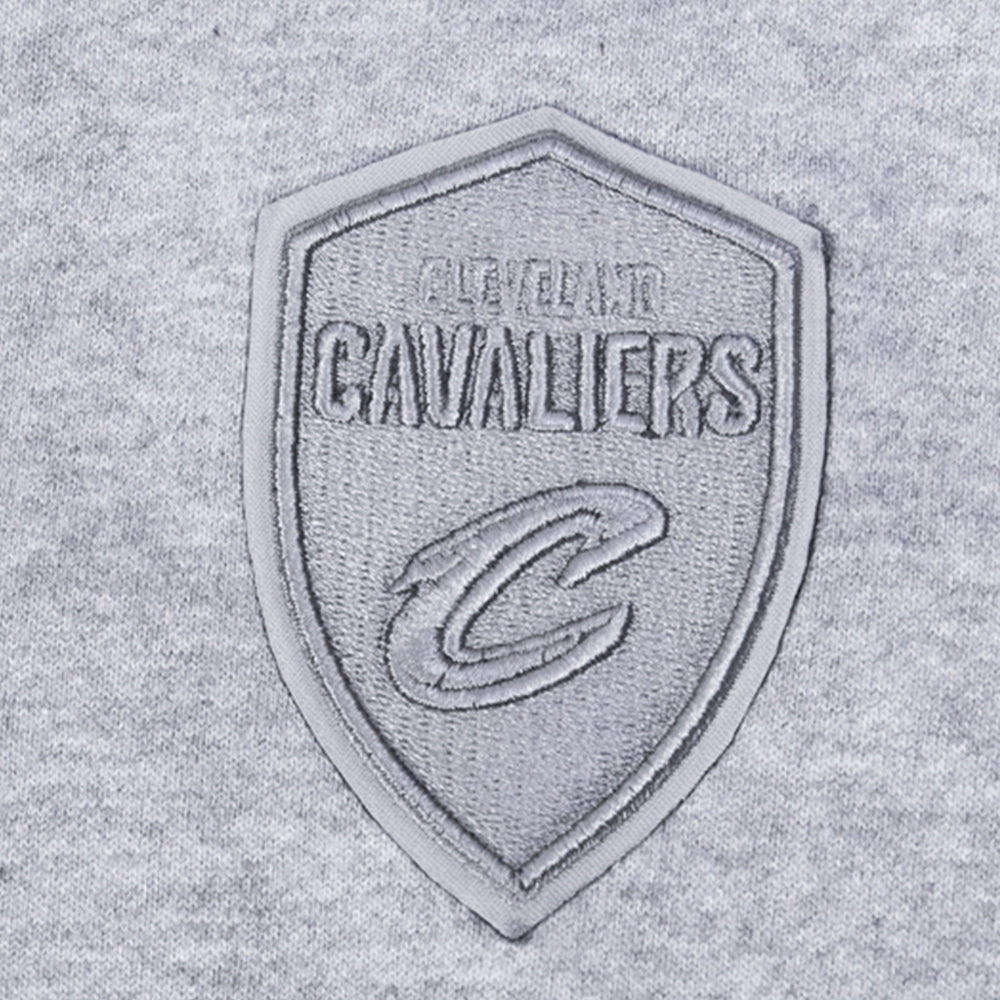 NBA CLEVELAND CAVALIERS NEUTRAL WOMEN'S FLC CREWNECK (DARK HEATHER GRAY)