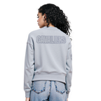 NBA CLEVELAND CAVALIERS NEUTRAL WOMEN'S FLC CREWNECK (DARK HEATHER GRAY)