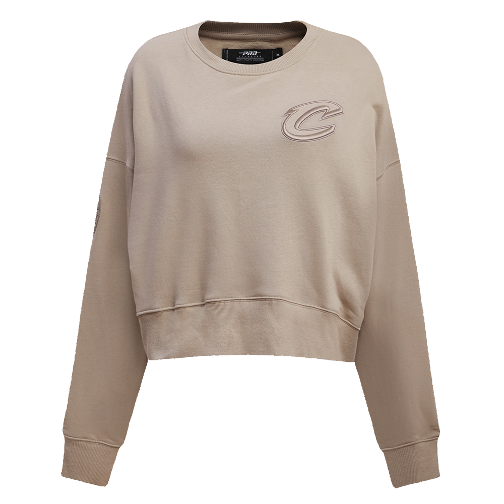 NBA CLEVELAND CAVALIERS NEUTRAL CHANDAIL À COL ROND POUR FEMME (TAUPE)