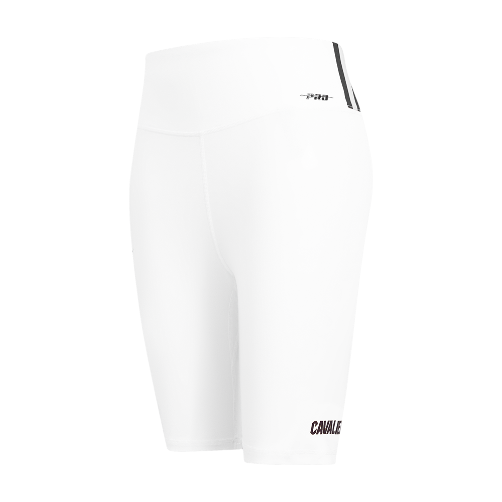 NBA CLEVELAND CAVALIERS CLASSIC WOMEN'S COTTON BIKE SHORT (WHITE)