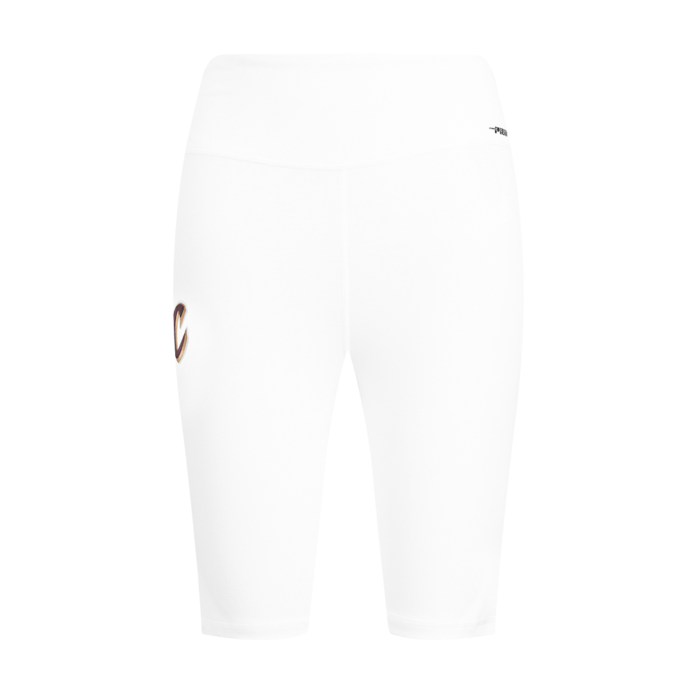 NBA CLEVELAND CAVALIERS CLASSIC WOMEN'S COTTON BIKE SHORT (WHITE)