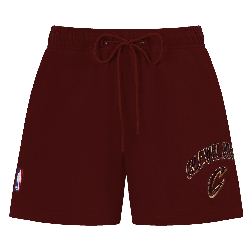 NBA CLEVELAND CAVALIERS CLASSIC WOMEN'S FLEECE SHORT (WINE)
