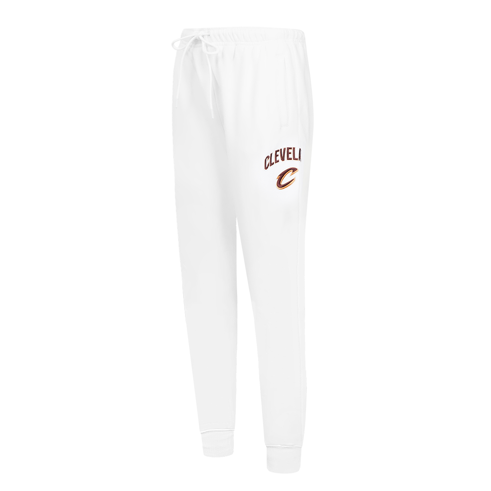 NBA CLEVELAND CAVALIERS CLASSIC WOMEN'S FLEECE SWEATPANT (WHITE)
