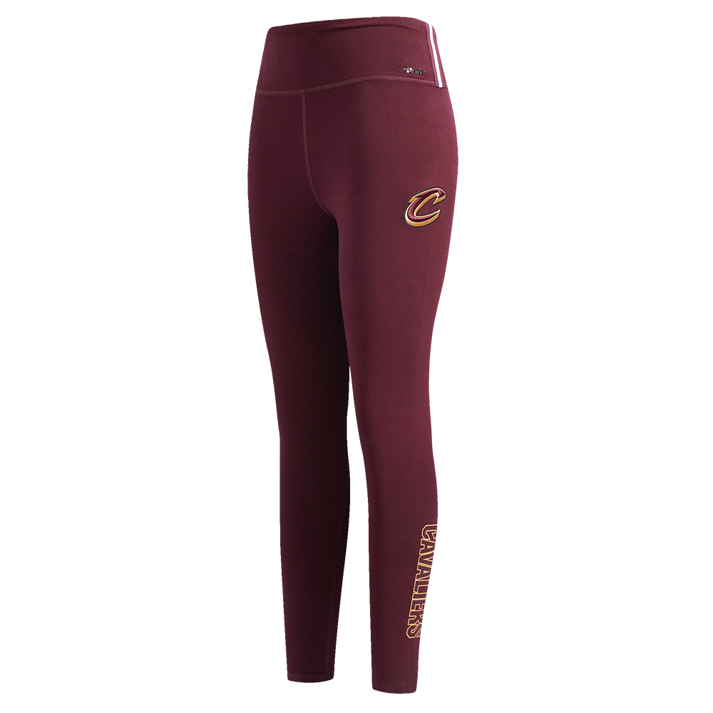 NBA CLEVELAND CAVALIERS CLASSIC LEGGING EN JERSEY POUR FEMME (LIE-DE-VIN)