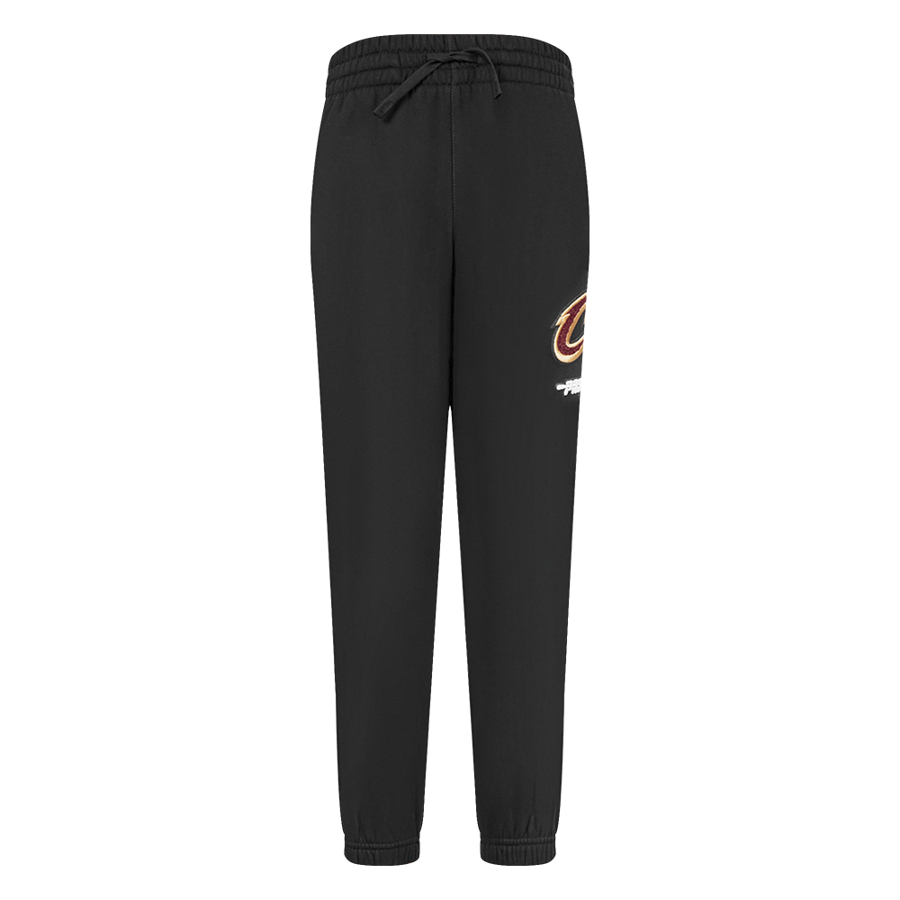 NBA CLEVELAND CAVALIERS CLASSIC PANTALON OUATÉ EN MOLLETON POUR GARÇON BAMBIN (NOIR)