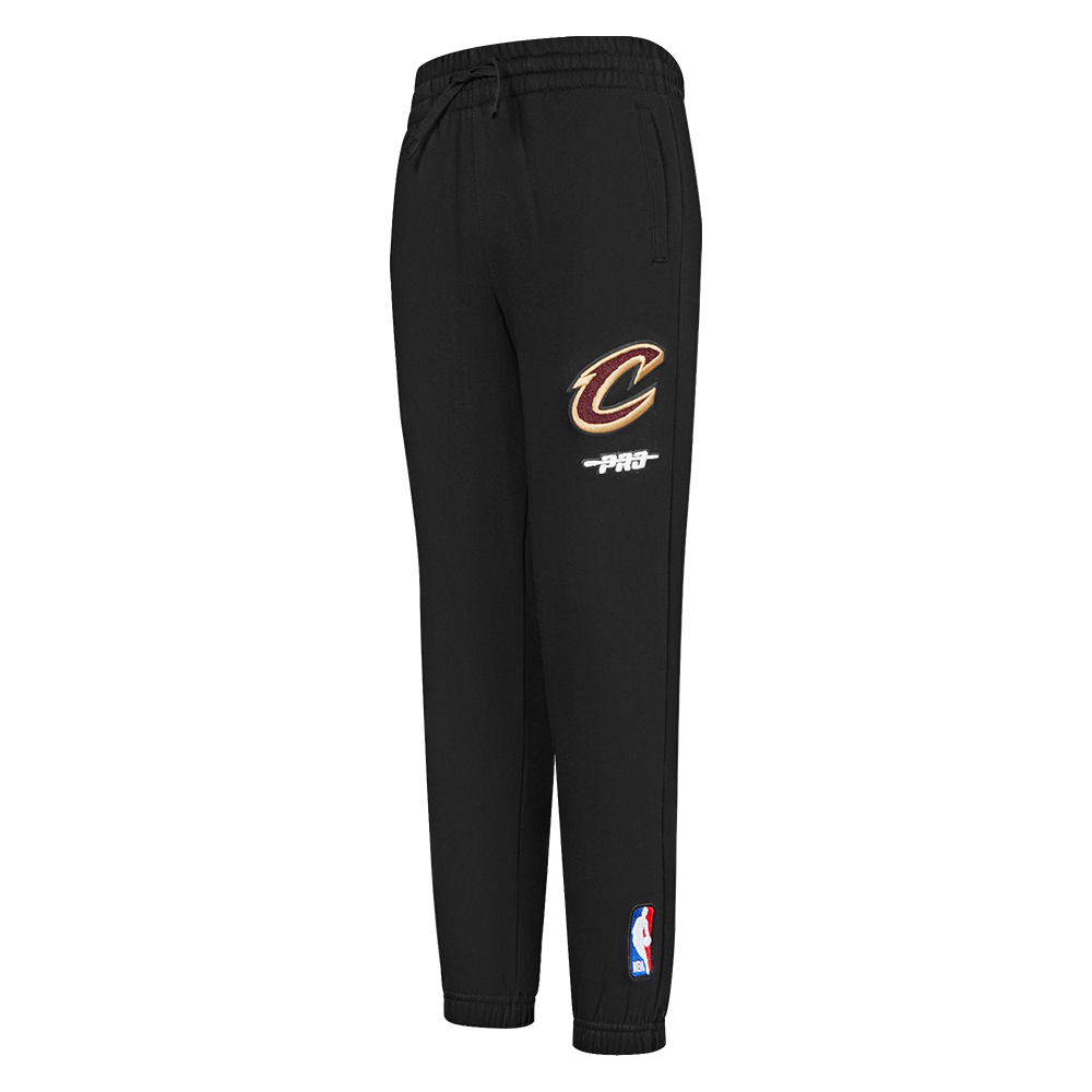 NBA CLEVELAND CAVALIERS CLASSIC PANTALON OUATÉ EN MOLLETON POUR GARÇON BAMBIN (NOIR)