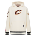 NBA CLEVELAND CAVALIERS RETRO CLASSIC CHANDAIL À CAPUCHON EN MOLLETON CÔTELÉ POUR GARÇON BAMBIN (LIE-DE-VIN)