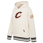 NBA CLEVELAND CAVALIERS RETRO CLASSIC CHANDAIL À CAPUCHON EN MOLLETON CÔTELÉ POUR GARÇON BAMBIN (LIE-DE-VIN)