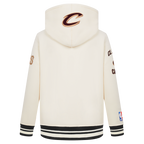 NBA CLEVELAND CAVALIERS RETRO CLASSIC CHANDAIL À CAPUCHON EN MOLLETON CÔTELÉ POUR GARÇON BAMBIN (LIE-DE-VIN)
