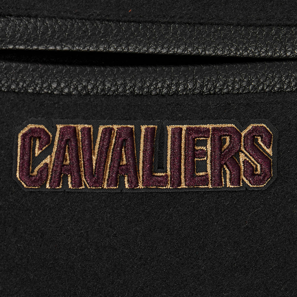 NBA CLEVELAND CAVALIERS CLASSIC BLOUSON COLLÉGIAL EN LAINE POUR GARÇON BAMBIN (NOIR DE JAIS)