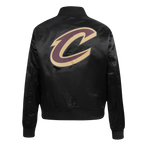 NBA CLEVELAND CAVALIERS CLASSIC BLOUSON EN SATIN POUR FEMME (NOIR)