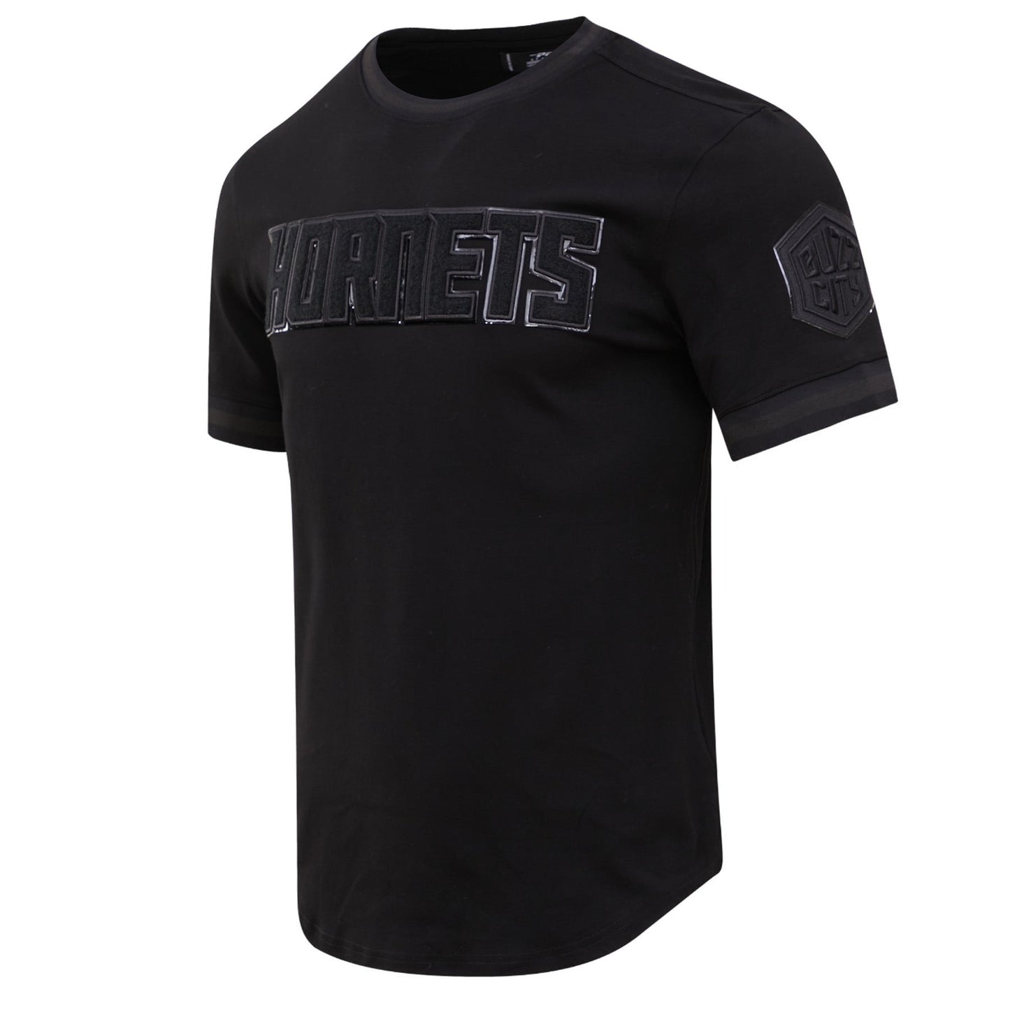 NBA CHARLOTTE HORNETS TRIPLE BLACK MEN'S TEE (TRIPLE BLACK)