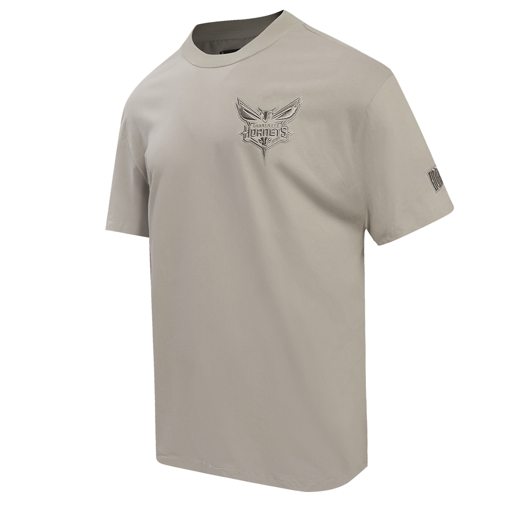 NBA CHARLOTTE HORNETS NEUTRAL DROP SHOULDER MEN'S TEE (AUPE)