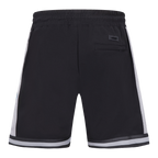 NBA CHARLOTTE HORNETS SCRIPT TAIL SHORT EN MAILLE DOUBLE 2.0 POUR HOMME (NOIR/GRIS)