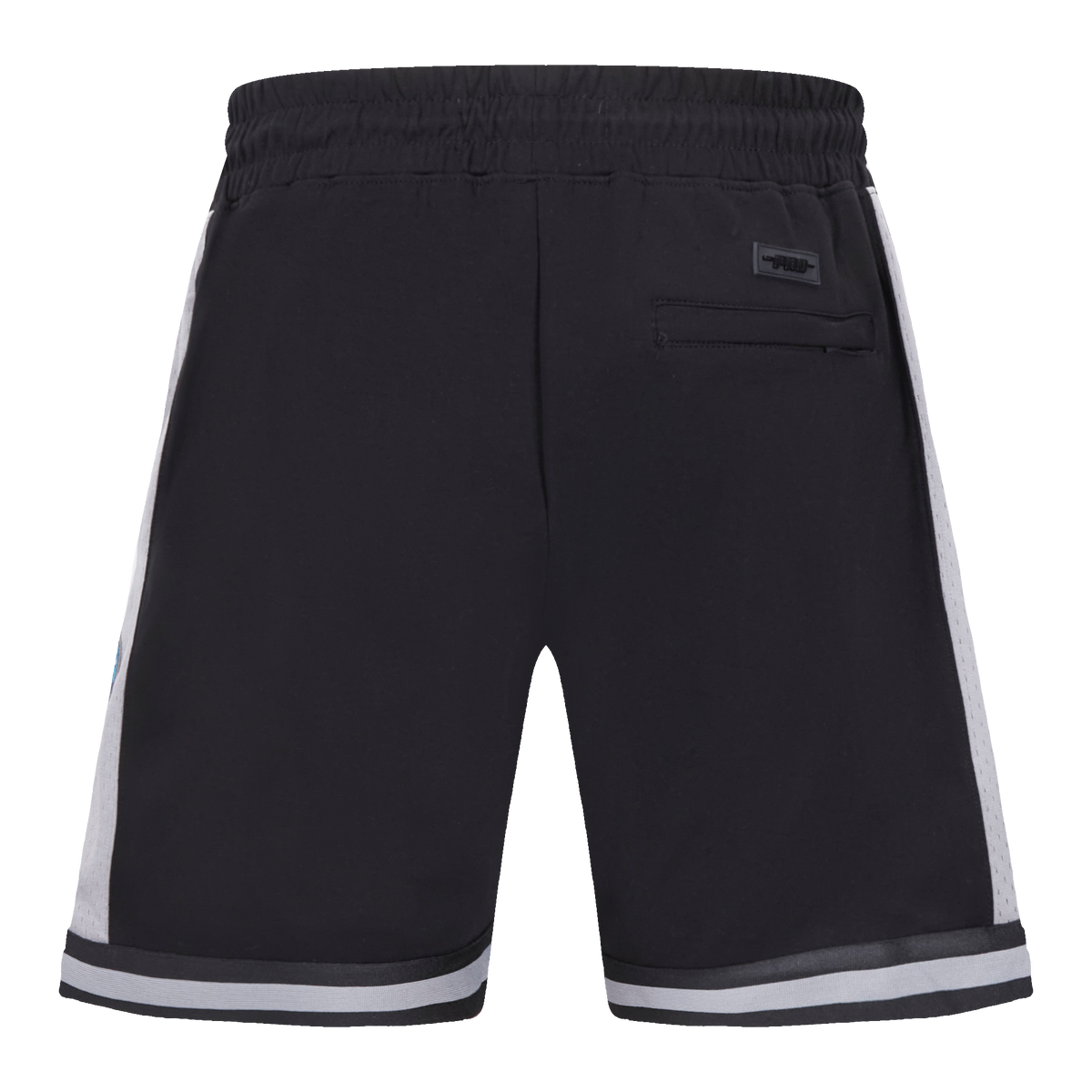 NBA CHARLOTTE HORNETS SCRIPT TAIL SHORT EN MAILLE DOUBLE 2.0 POUR HOMME (NOIR/GRIS)