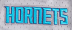 NBA CHARLOTTE HORNETS SCRIPT TAIL SHORT EN MAILLE DOUBLE 2.0 POUR HOMME (NOIR/GRIS)