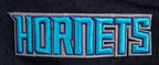 NBA CHARLOTTE HORNETS SCRIPT TAIL MEN'S DOUBLE KNIT 2.0 SHORT (GRAY/BLACK)