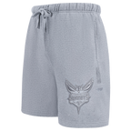 NBA CHARLOTTE HORNETS NEUTRAL SHORT POUR HOMME (GRIS CHINÉ FONCÉ)