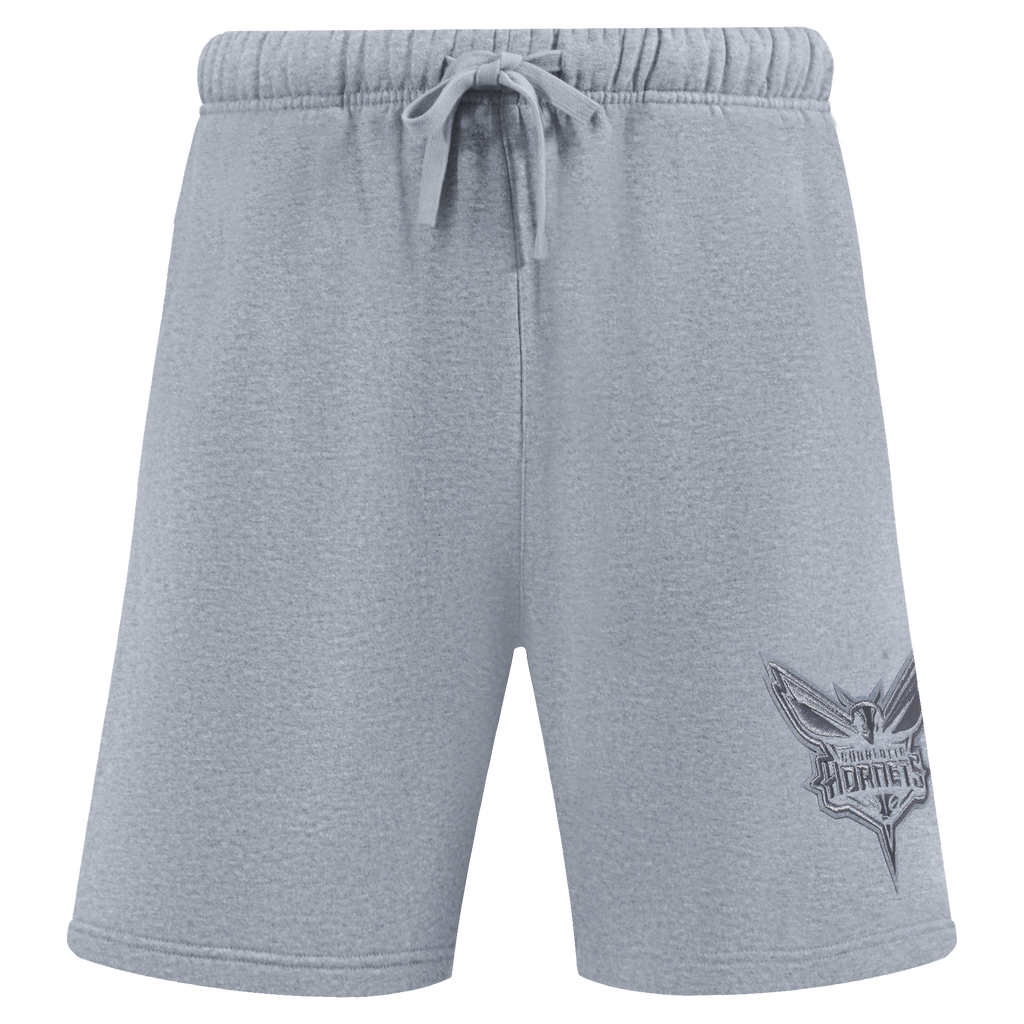 NBA CHARLOTTE HORNETS NEUTRAL SHORT POUR HOMME (GRIS CHINÉ FONCÉ)