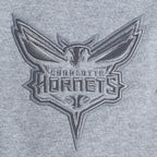 NBA CHARLOTTE HORNETS NEUTRAL SHORT POUR HOMME (GRIS CHINÉ FONCÉ)