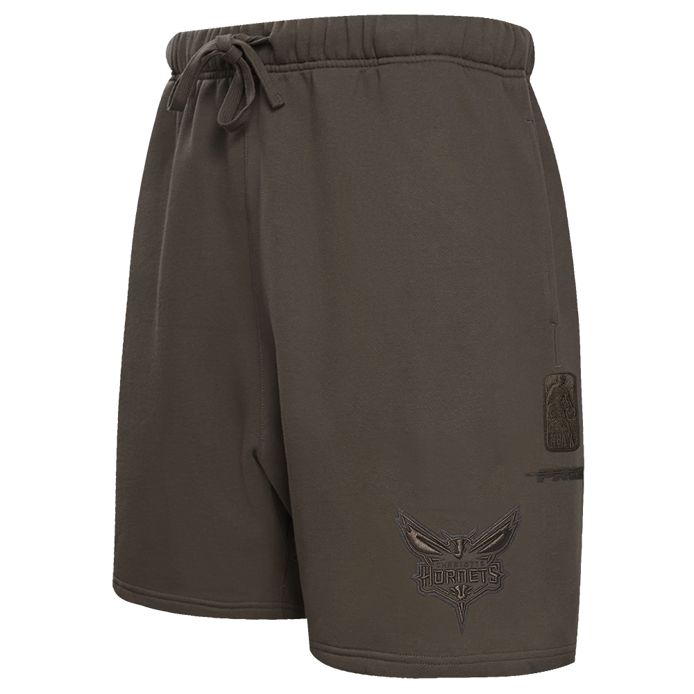 NBA CHARLOTTE HORNETS NEUTRAL SHORT POUR HOMME (TAUPE FONCÉ)